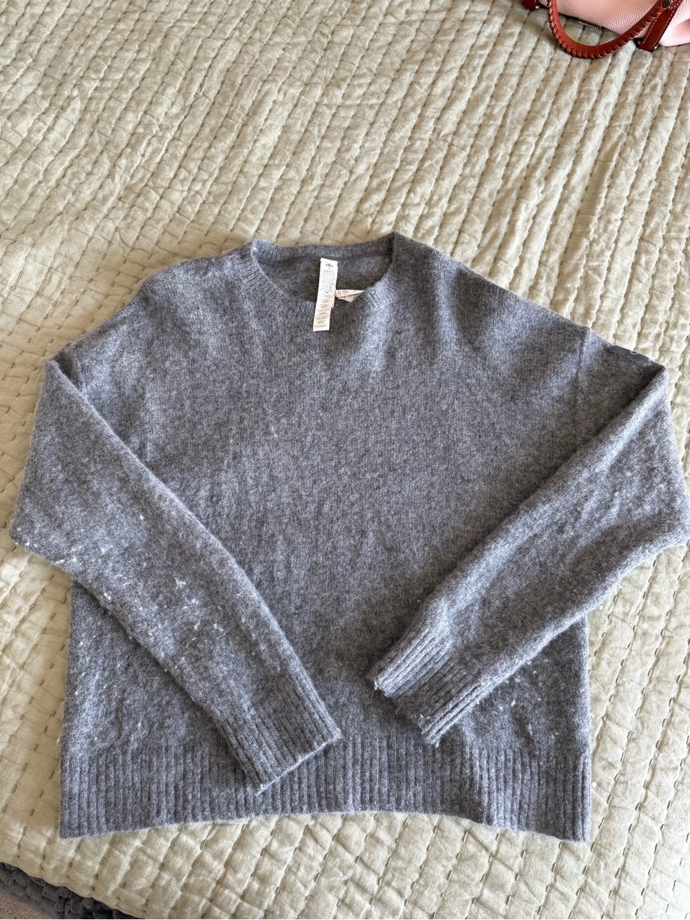 ALO Yoga women’s Gray Crewneck Sweater